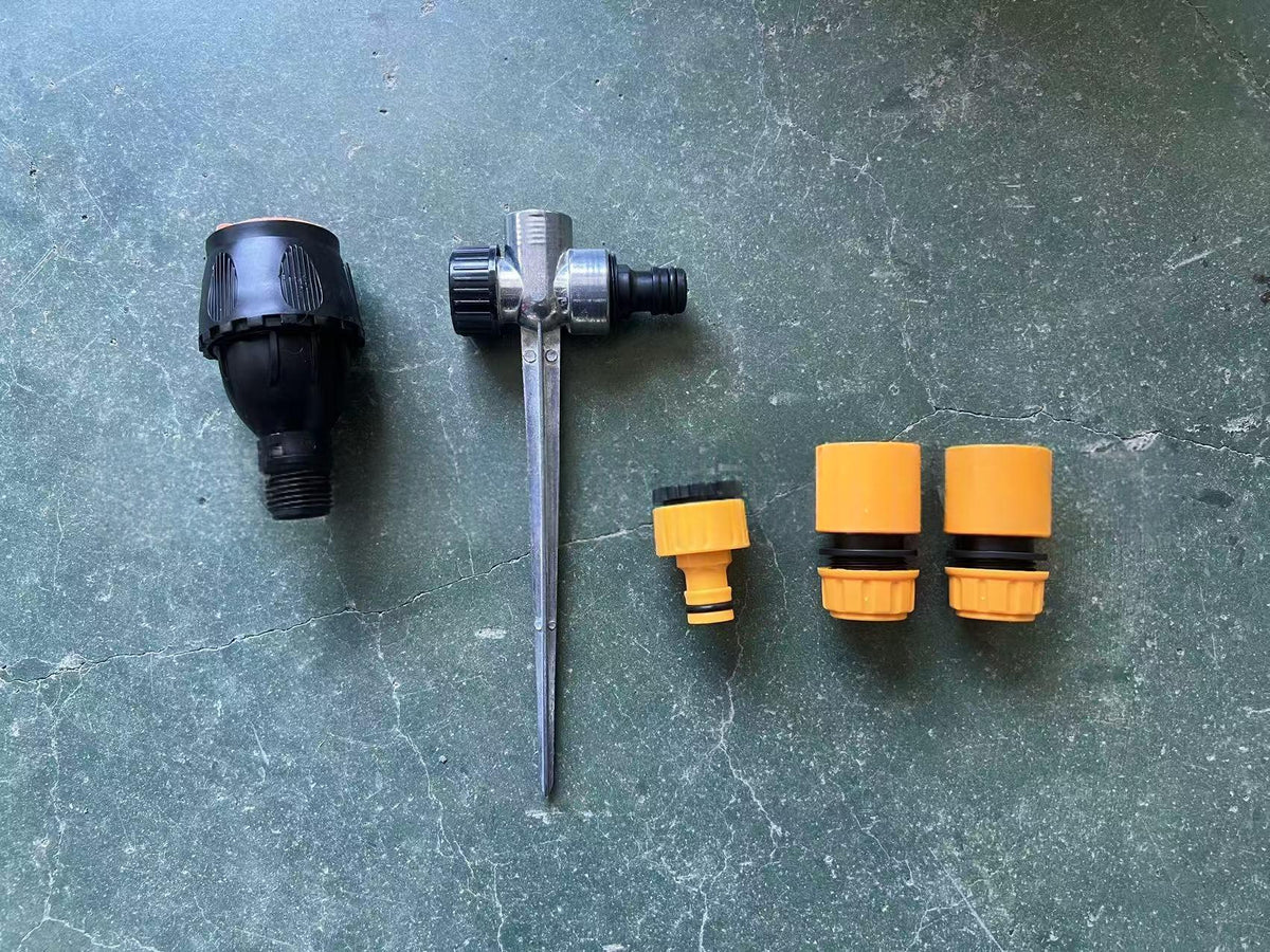 Metal Alloy Floor Outlet and Nozzle Set for Irrigation Tools
