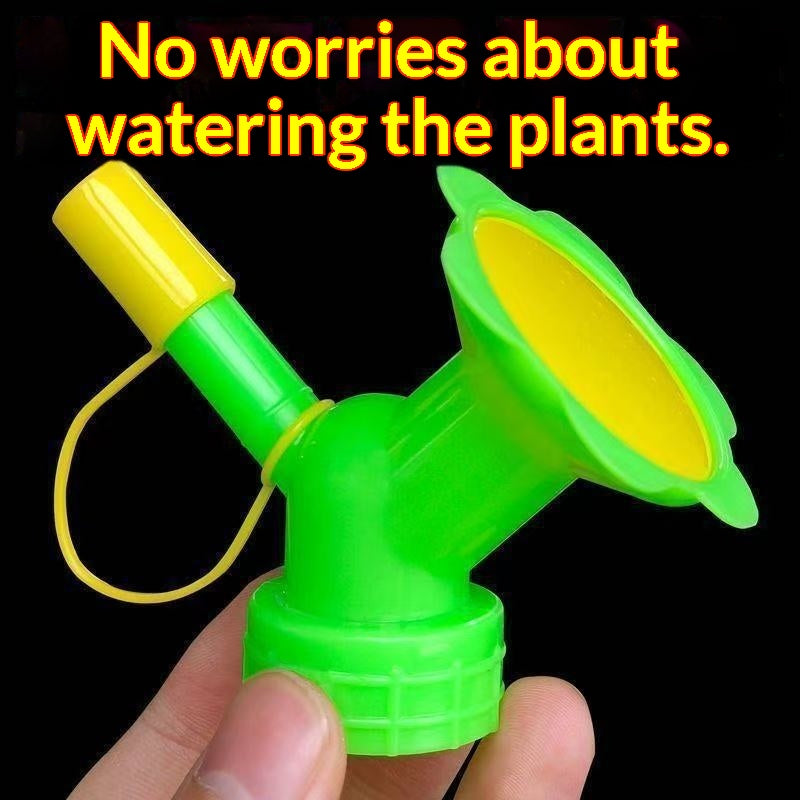 2-in-1 Plastic Watering Sprinkler Nozzle for Garden Flowers