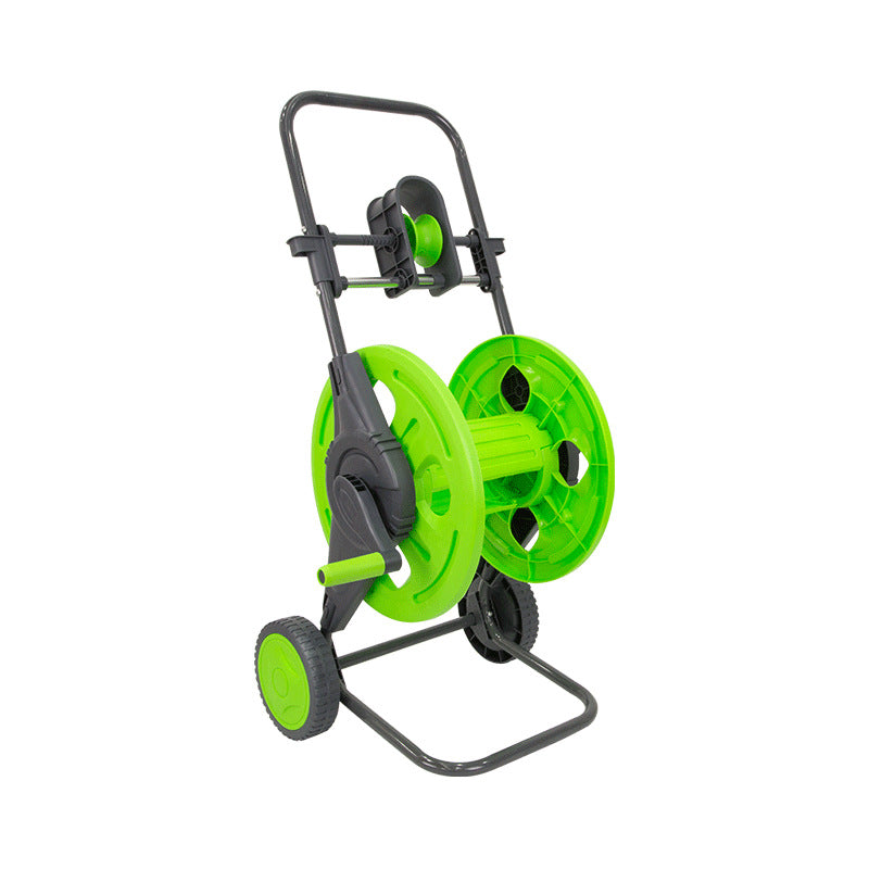 Hand-Pushed Garden Water Hose Cart for Watering & Car Washing