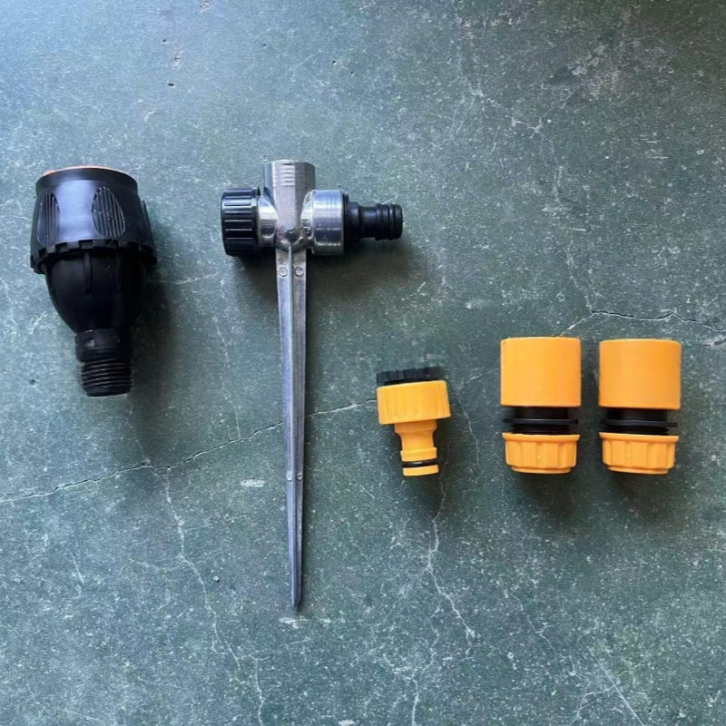 Metal Alloy Floor Outlet and Nozzle Set for Irrigation Tools