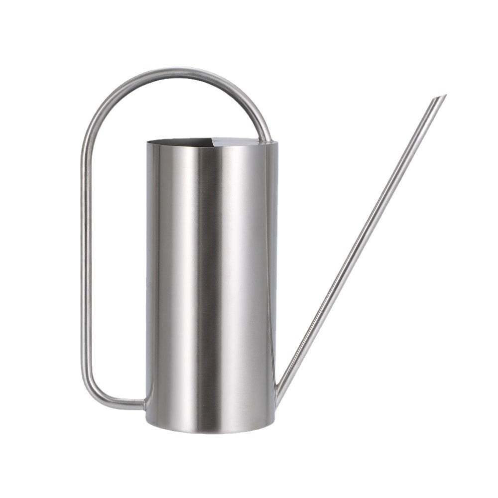Long-Spout Metal Watering Can with Water Sprayer, 1.5L