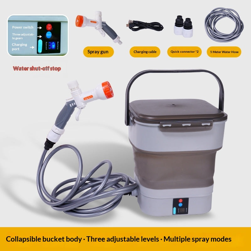 12-Liter Foldable Electric Garden Sprayer Shower (Plastic)