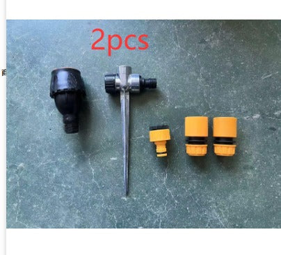 Metal Alloy Floor Outlet and Nozzle Set for Irrigation Tools