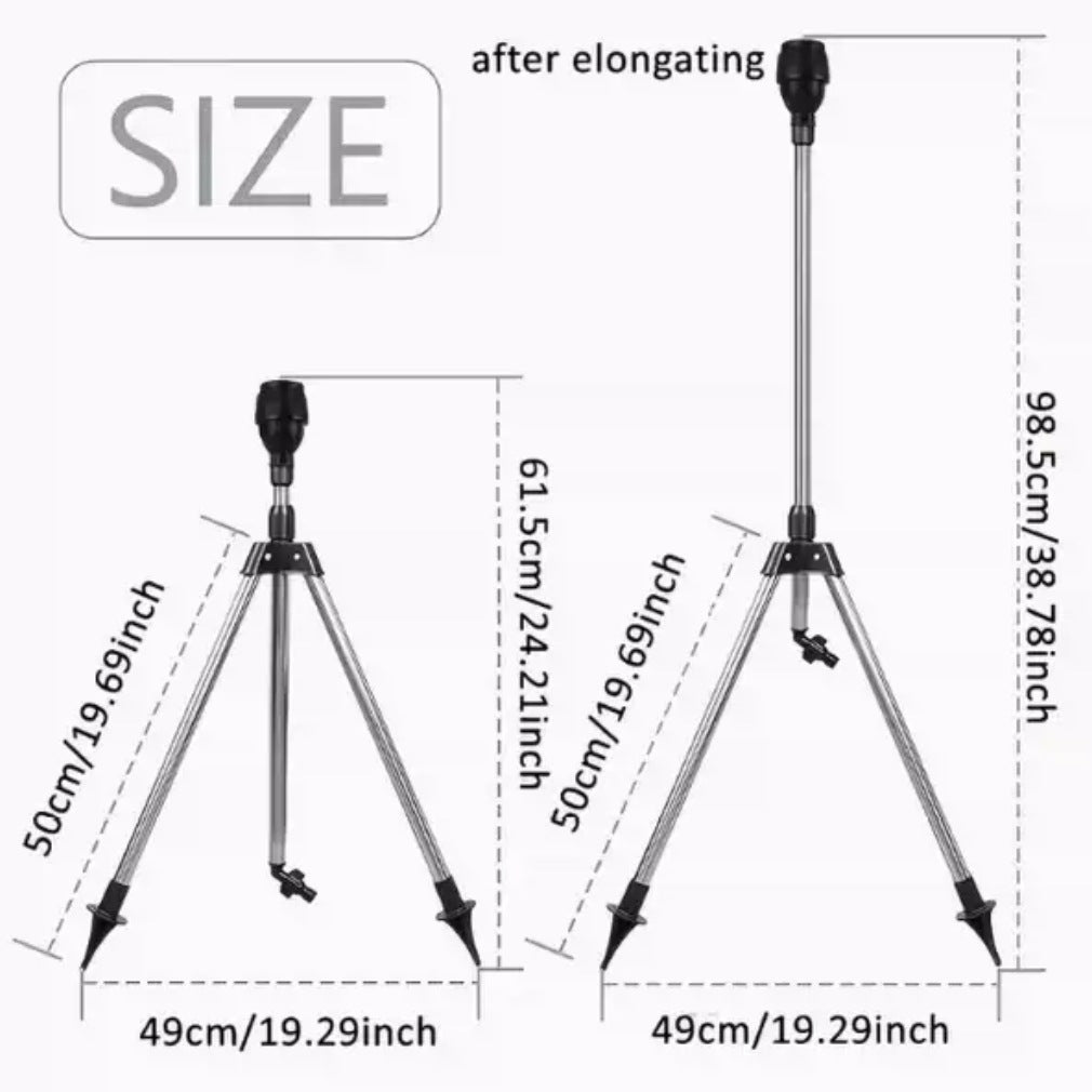 Stainless Steel Adjustable Irrigation Tripod for Landscaping