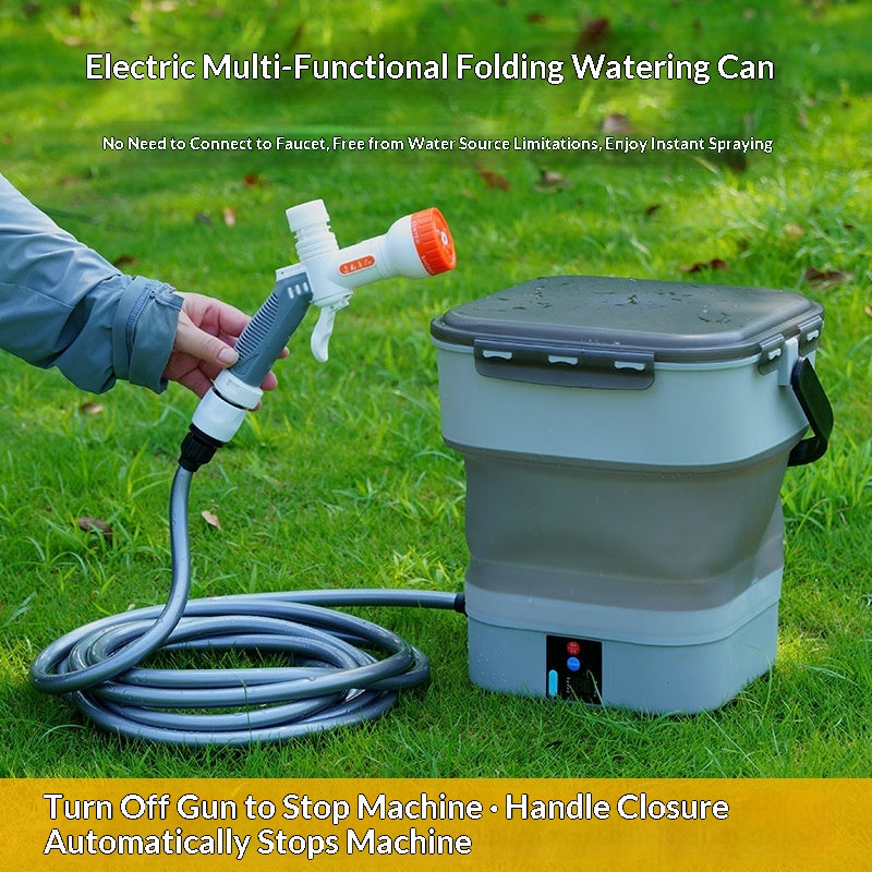 12-Liter Foldable Electric Garden Sprayer Shower (Plastic)