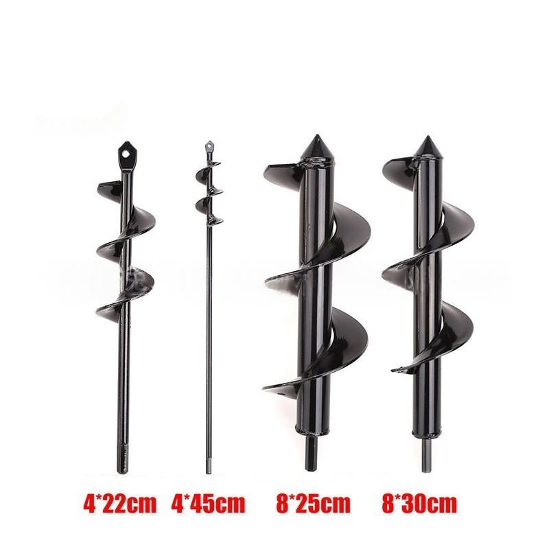 Garden Soil-Aerating Auger Twist Drill Bit (Metal)
