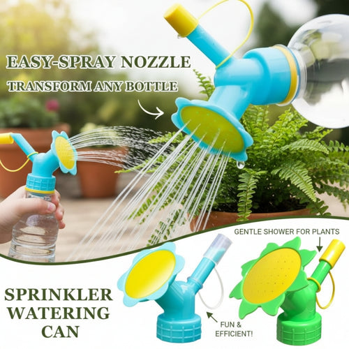 2-in-1 Plastic Watering Sprinkler Nozzle for Garden Flowers
