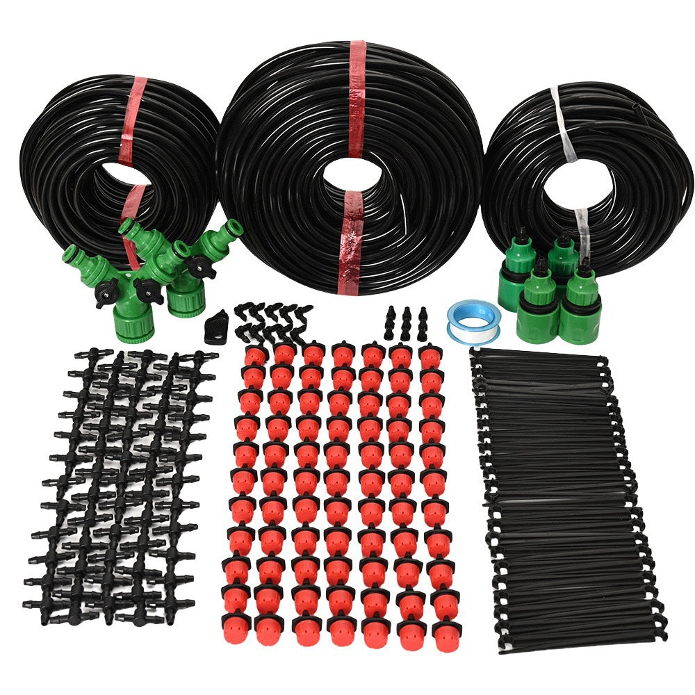 Automatic Drip Irrigation Planter Kit with 8 Adjustable Drippers